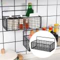 Hanging Kitchen Baskets Bathroom Wall Organizer for Cabinet Kitchen Closet. 