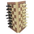 Entertainment Chessboard Solid Wooden International Chess Foldable Magnetic Educational Chess Game Set Delicate Portable International Chess Set Chess Board Game.