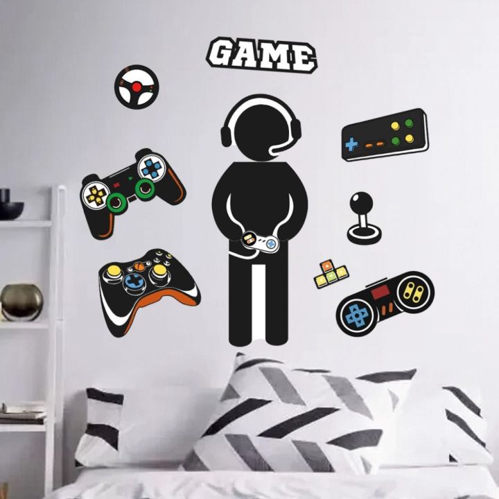 %E3%80%90Top%20Picks%E3%80%91%20Glow%20in%20The%20Dark%20Luminous%20Wall%20Sticker%20Cosmic%20Starry%20Sky%20Game%20Handle%20Gaming%20Zone%20Video%20Game%20Decor%20for%20Living%20Room%20-%20Image%208