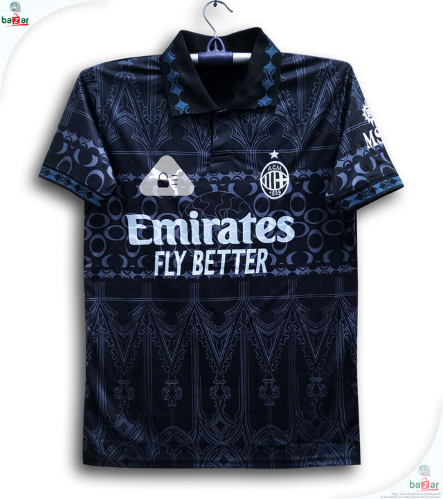 AC Milan Thai Premium Football Jersey for men - AC Milan Polo T Short For Men - AC Milan Jersey 2025-26