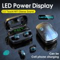 S11 Waterproof Wireless Bluetooth Headset TWS LED Headphones In-Ear Touch Control Earphones Sport HiFi Stereo Earset 3500mAh.