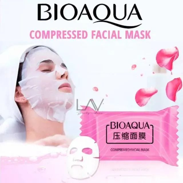 Compressed Face BIOAQUA Compressed Facial Candy Face Sheet Mask 50 Pcs packet | Daraz ...