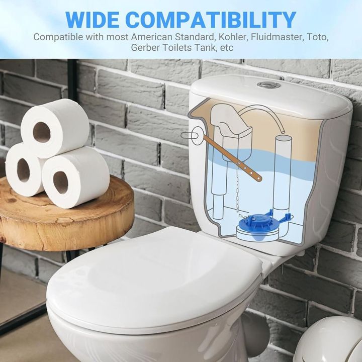 Replacement Toilets Tank Water Saving Toilet Flapper Rubber Plug Rubber Stopper Flush Valve Flapper Universal Toilet Tank Flush Valve