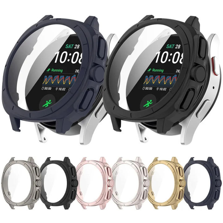 For Samsung Galaxy Watch 7 40mm 44mm hard case tempered glass screen protector shockproof anti-drop change to Galaxy Watch Ultra