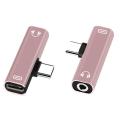 (NEW) C Type USB C to 3.5mm Audio Cable Earphone External Microphone Audio Jack Headphone Mic Adapter.