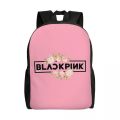 Kpop Jennie Black-Pink Travel Laptop Backpack Bookbag Casual Daypack College School Computer Bag for Women Men. 
