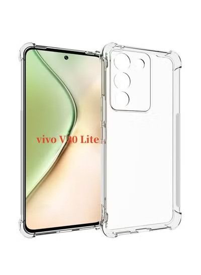Vivo V30 Lite 4G/Vivo T3 5G Premium Silicone Case Crystal Clear Soft TPU Ultra-Thin Transparent Flexible Protective Mobile Phone Back Cover