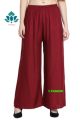 Comfort Regular wear plazo, cotton and Linen Mix stretchable palazzo for Girls.