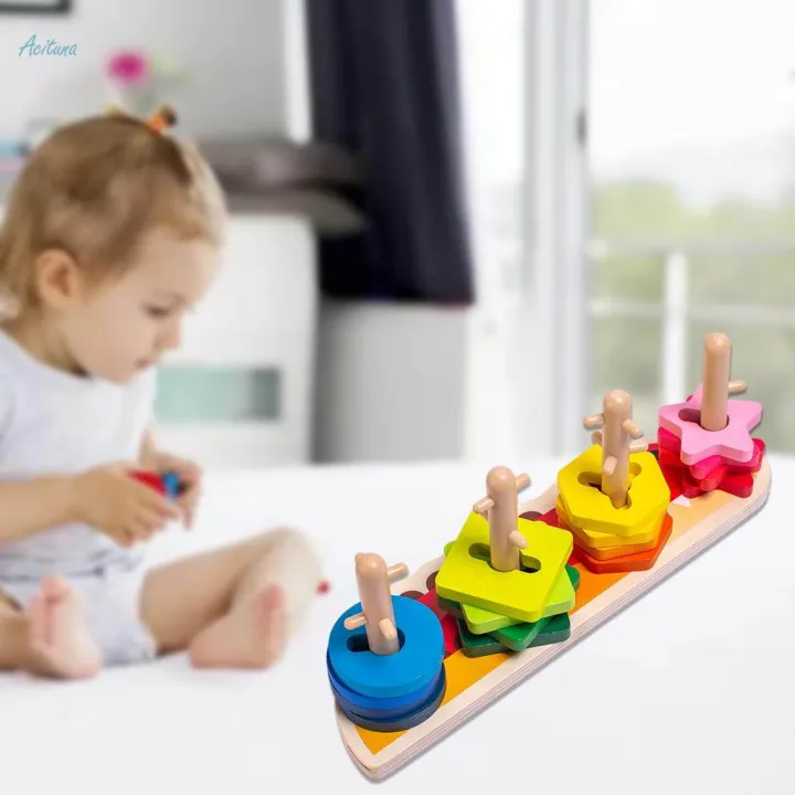 Wooden%20Sleeve%20Column%20Toys%20Sorter%20Toys%20Geometric%20Shapes%20Boys%20Girls%20Gifts%20Green%20-%20Image%205
