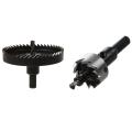 2PCS Hole Saw Tooth HSS Steel Hole Saw Drill Bit Cutter Tool for Metal Wood Alloy, 22mm & 80mm. 
