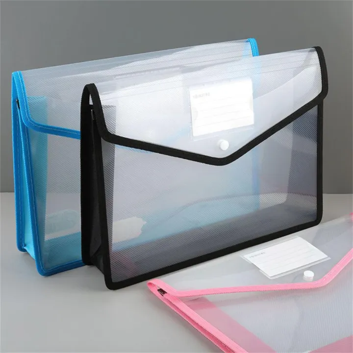 Press%20Button%20File%20Folder%20Reusable%20Waterproof%20Plastic%20Document%20Bag%20Transparent%20A4%20Size%20Paper%20Organizer%20for%20Office%20Supplies%20-%20Image%203