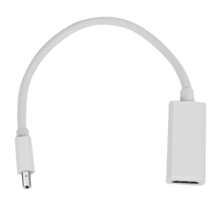 NEW%20Mini%20DisplayPort%20To%20HDMI%20Adapter%20Cable%20Mini%20Display%20Port%20DP%20Converter%20Thunderbolt%20High%20Quality%20For%20Apple%20%20Pro%20Air%20white%20-%20Image%204