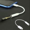 iPhone Cable Adaptor Lightning A Jack 3.5MM Microphone Bluetooth. 