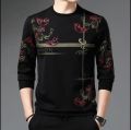 New Black  Staylish Full Sleeve T-Shirt For Men. 