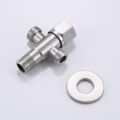 Three Way Stainless Steel Angle Valve SUS304 Kitchen Bathroom Toilet Water Faucet Shut Off 1/2" Valve for Hot and Cold Water Mixer. 