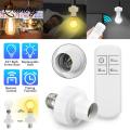 E27 Lamp Holder Wireless Remote Control Stable Performance Light Bulb Cap Socket Switch Screw Kit. 