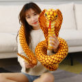 80/170/240cm Simulated Colorful Cobra Plush Toy Stuffed Animals Snakes Plushies Doll Funny Spoof Joke Soft Toys Home Decor.