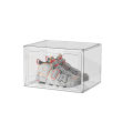 Wholesale Transparent Shoe Box Acrylic Shoe Box Shoe Box Magnetic Suction Side Door Shoes with Lid Storage Box Shoe BoxAJSneakers Storage.