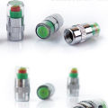 4Pcs Auto Car Tire Air Pressure Monitor Alert Indicator Tire Valve Cap Gauge Stem  Tire Pressure Monitoring Tyre Accessories. 