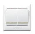 Super Star Rose 10A 2 Gang Electrical Wall Switch Two 2Gang. 