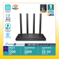 TP-Link Archer C6 AC1200 Mesh Wi-Fi Router-MU-MIMO Dual Band. 
