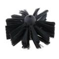 200mm Chimney Brush Rotary Dryer Vent Cleaning Brush Bristle Head Rod For Chimney Dryer Pipe Fireplace Inner Wall Cleaning Tool. 