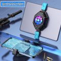 HXSJ P50 Mobile Phone Tablet Universal Radiator with RGB Light for PUBG Game Cooler for IPhone IOS Samsung Mini IPad Flat Cooling Fan. 