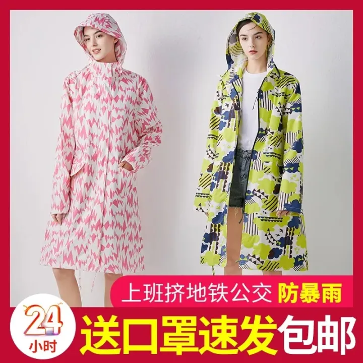 Women%20New%20Stylish%20Long%20Raincoat%20Waterproof%20Rain%20Jacket%20with%20Hood%20-%20Image%205