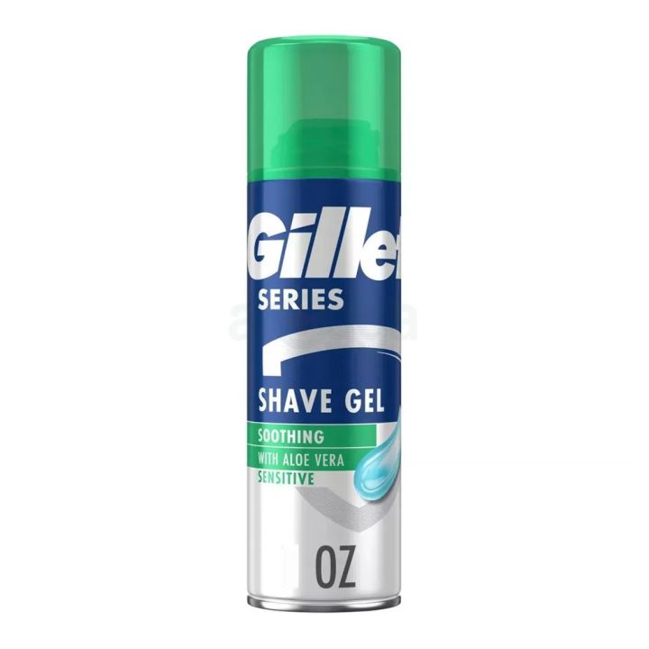 200%C2%A0ml%20Gillette%20series%20Soothing%20with%20Aloe%20Vera%20Shaving%20Gel%C2%A0International%20UK%20product%20used%20for%20male%20-%20Image%203