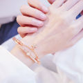 Korean version of the Internet celebrity full of diamond bracelets, women's simple and versatile, star alloy bracelets, love girlfriends, gift jewelry wholesale. 