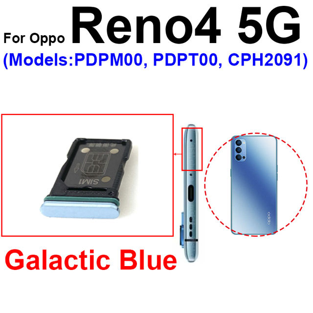 SIM%20Tray%20For%20OPPO%20Reno%20Reno%204%205G%20-%20Image%202