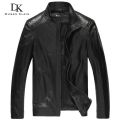 Luxury Man Genuine sheepskin leather jacket Brand Dusen Klein men slim Designer spring leather coats Black/Brown 14B0109. 