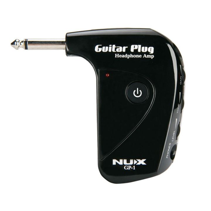 NUX GP-1 Guitar Plug Headphone Amp with Classic British Distortion Effect