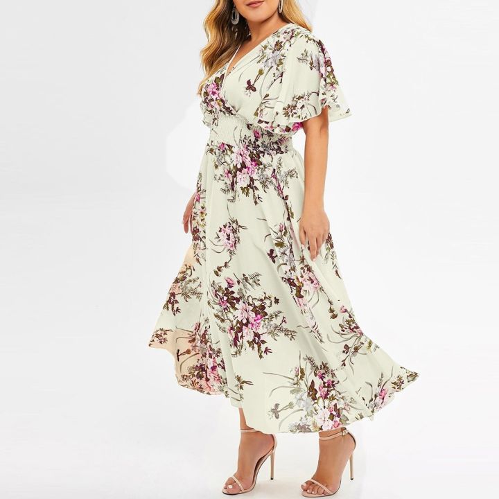 Fashion%20Plus%20Size%203XL%204XL%205XL%20Women%20Dress%20Floral%20Chiffon%20Flower%20Dress%20Bohemian%20Beach%20Summer%20Dresses%20Urban%20Gypsy%20Ropa%20Vestidos%20-%20Image%204