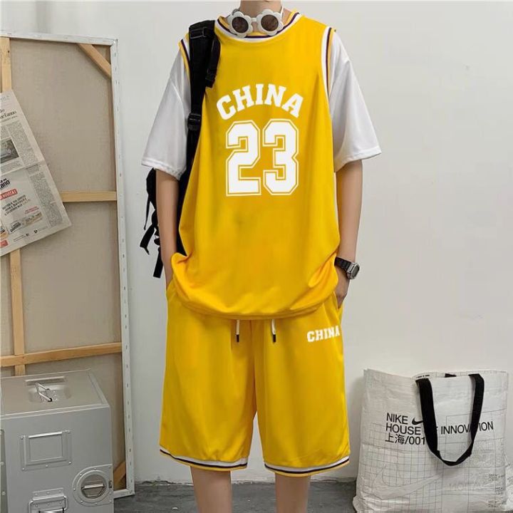 Sleeved%20Basketball%20Jersey%20Ice%20Silk%20Sports%20Suit%20Breathable%20Quick-Drying%20Loose%20Large%20Size%20Unisex%20Style%20Team%20Uniform%20National%20Fashion%20Shorts%20-%20Image%208