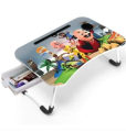 Portable Foldable Home Laptop/Notebook Stand Desk/Table for Study-Blue. 