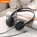 Lenovo Lecoo HT106 3.5mm Wired Gaming Headset with Mic Noise Reduction Earphone Stereo Over Head Earphone for Online Class. 
