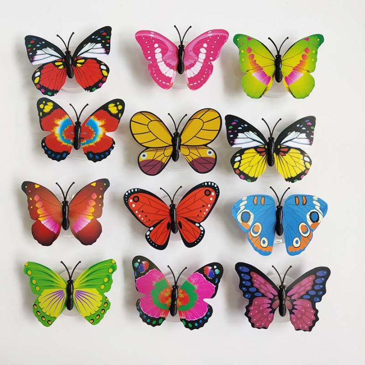 8%20Pcs%203D%20Double%20Wings%20Butterfly%20Wall%20Stickers%20-%20Image%203