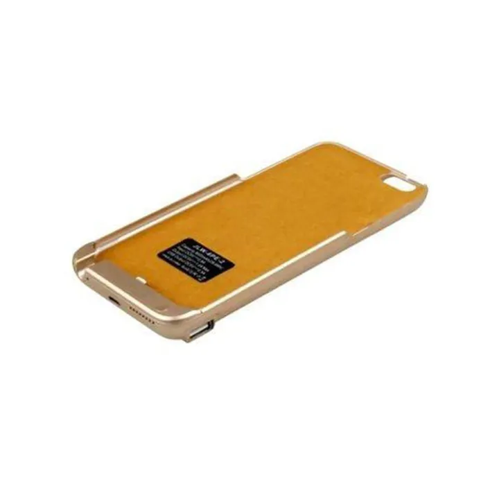 10000mAh Portable Charger External Backup Case For iPhone 6 Plus - Gold