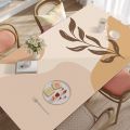 Modern Simple Line Waterproof and Oil-Proof Mat Household Disposable and Easy to Care Dining Table Cushion Can Be Cut and Cleaned Table Mat. 