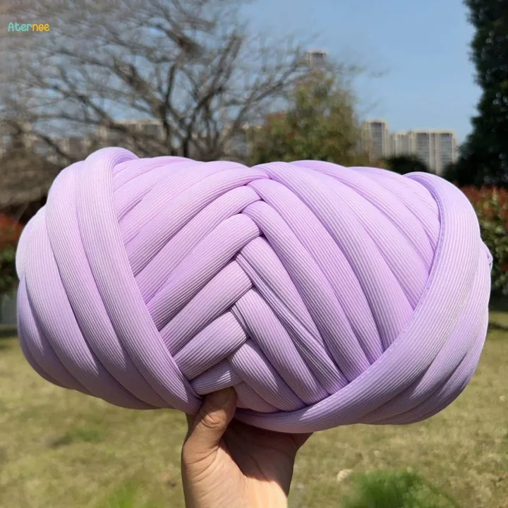 250G%20Chunky%20Yarn%20Arm%20Knitting%20Yarn%20Length%20787inch%20Crocheting%20Soft%20DIY%20Washable%20Tube%20Giant%20Yarn%20Jumbo%20Tubular%20Yarn%20Bulky%20Yarn%20for%20Craft%20Weave%20-%20Image%203