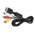 Multi Out AV Cord Video/Audio Cable 3 RCA Flat For Playstation PS PS2 PS3. 