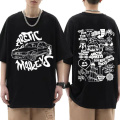 Arctic Monkeys Tour Graphic T Shirts Men's Hip Hop Retro Short Sleeve T-shirt Unisex 100% Cotton Oversized Tees Trend Streetwear. 