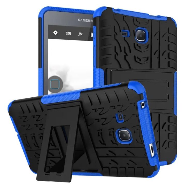 For Samsung Galaxy Tab A A6 7.0 T280 T285 7"Tablet Case Cover Silicone TPU+PC Kickstand Dual Armor Back Cover SM-T280 T285 Case