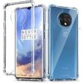 OnePlus 7T Premium Silicone Case Crystal Clear Soft TPU Ultra-Thin Transparent Flexible Protective Mobile Phone Back Cover. 