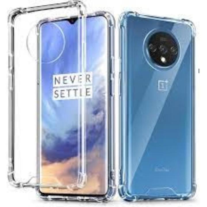 OnePlus 7T Premium Silicone Case Crystal Clear Soft TPU Ultra-Thin Transparent Flexible Protective Mobile Phone Back Cover