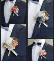 Wedding Boutonniere Bouquet Chest Brooch For Suit Lapel Fashion Accessories (1PS).