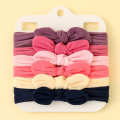 6Pcs/Set Baby Headband Soft Elastic Girl Hairband Bow Solid Color Toddler Kids Headwear Infant Kawaii Baby Hair Accessories. 