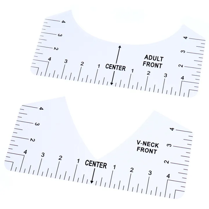 8%20Pcs%20T-shirt%20Ruler%20Guide%20V%20Neck%20Alignment%20Tool%20To%20Center%20Designs%20Measurement%20-%20Image%207