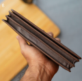 Urbaland Wane Double Original Leather Long Wallet – Wane Long Wallet - Chocolate.